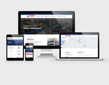 Hüner Aliminyum Kurumsal Web Sitesi